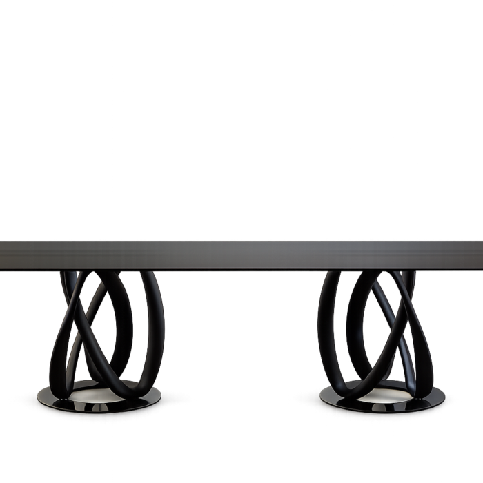 dining table with top glass